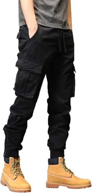 aihihe Cargo Pants and Shorts for Men Relaxed fit Mens 5 Pocket Work Pants Baggy Linen Pant Golf Pants for Men Relaxed fit