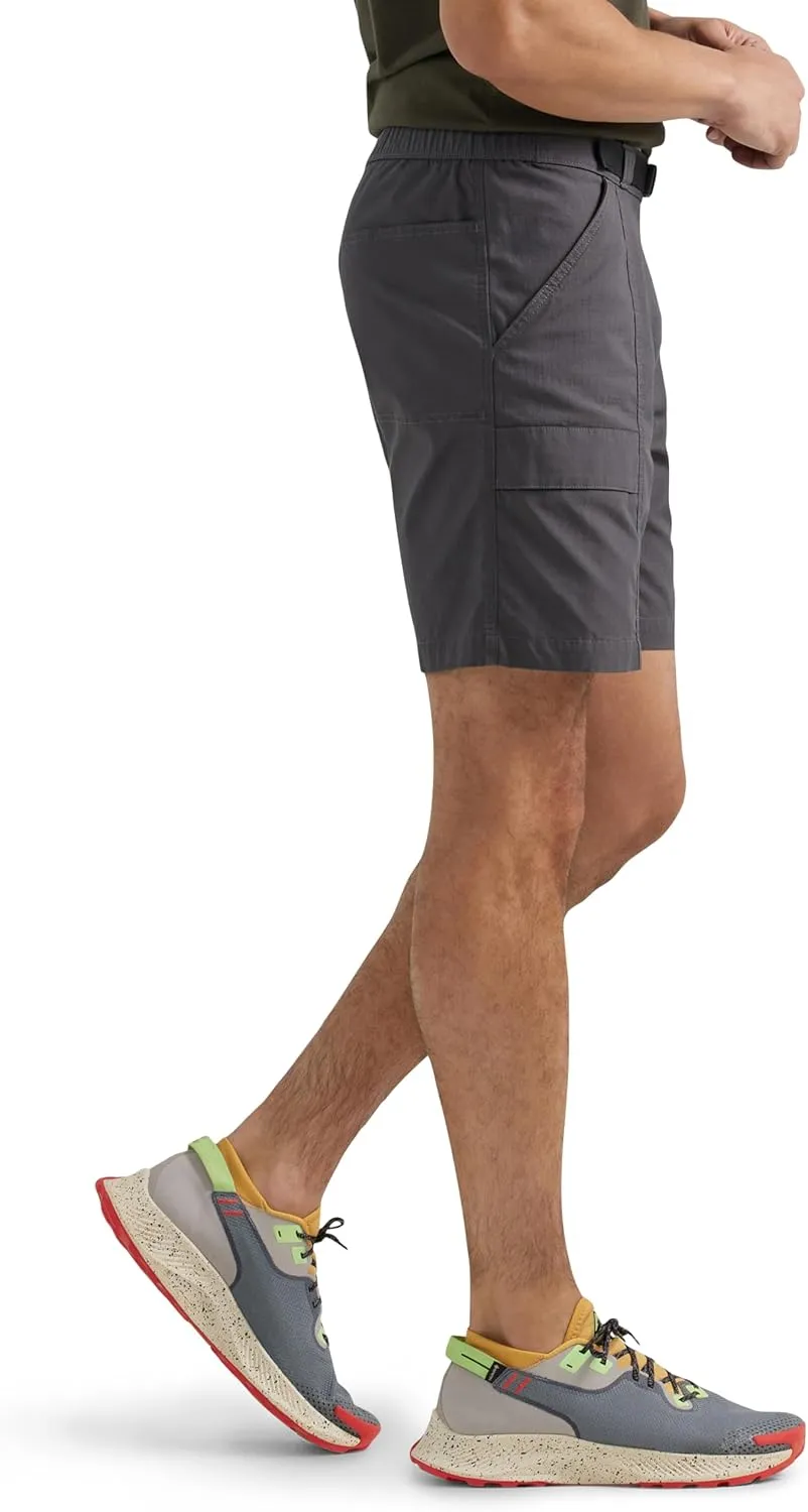 ATG by Wrangler Men's Relaxed Fit Belted Canyon Cliff Shorts