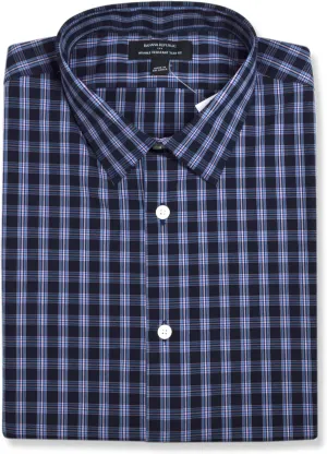 Banana Republic Mens 708966 Slim Fit Cotton Blend Non Iron Button Down Dress Shirt,