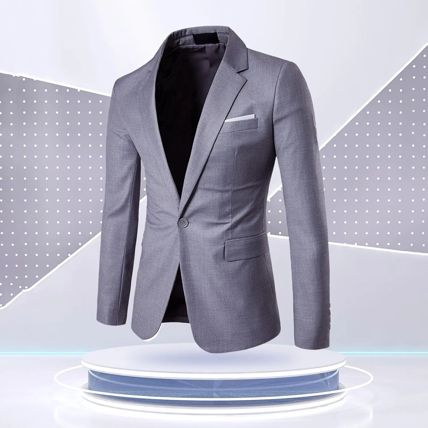 Black Suits For Men Slim Fit One Button Suit Coat Jacket Tops Men Fashion Jackets For Men Men Windbreaker Jacket