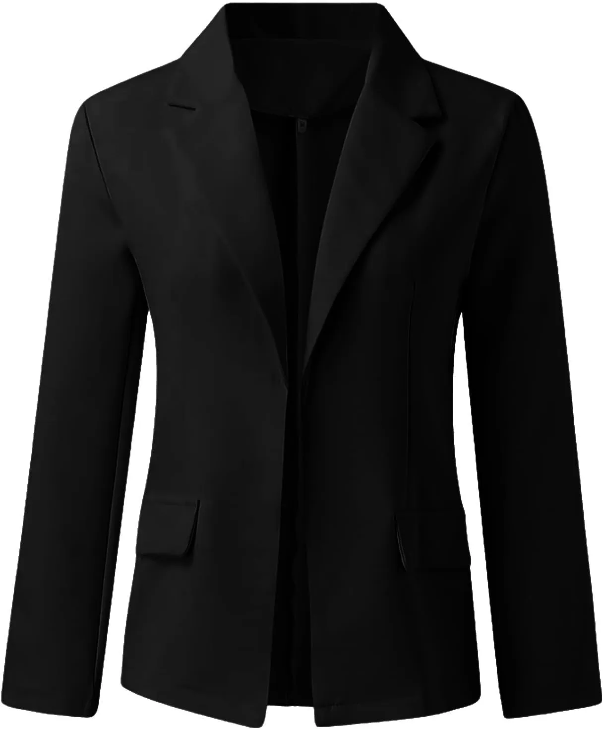 Blazers for Women Business Casual Blazers Long Sleeve Open Front Suit Jackets Lapel Button Jacket Work Office Blazer