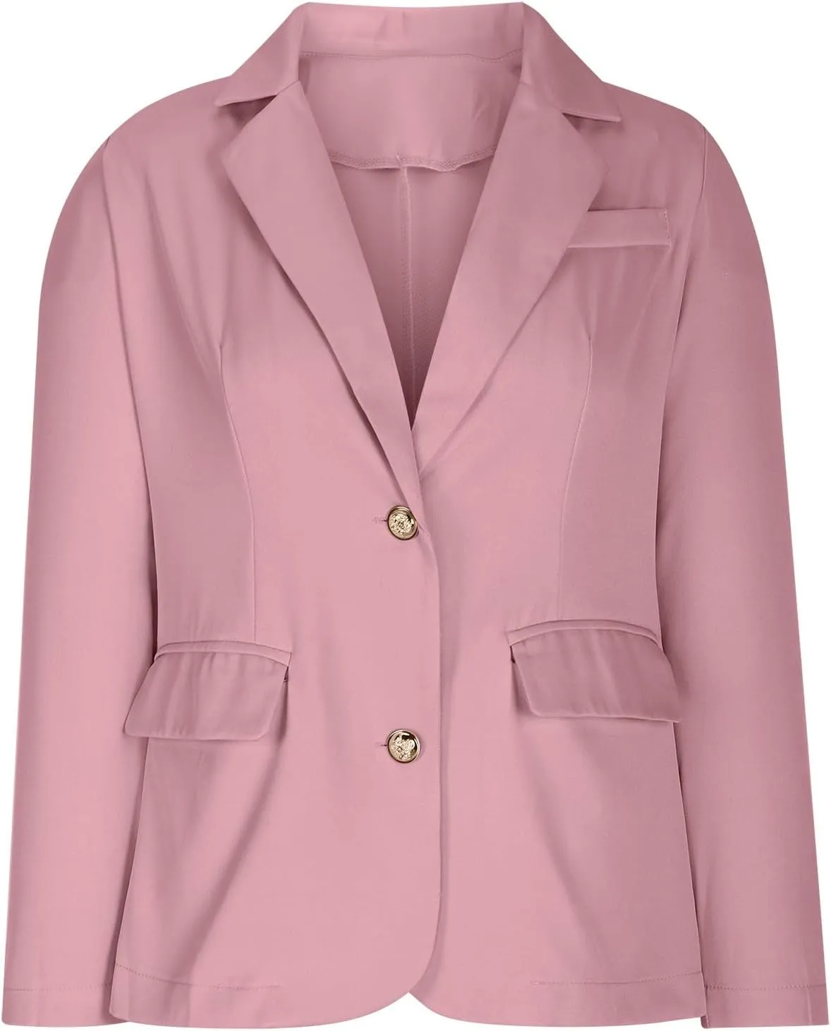 Blazers for Women Bussiness Casual Long Sleeve Open Front Blazer Work Office Dressy Suit Jackets with Pockets