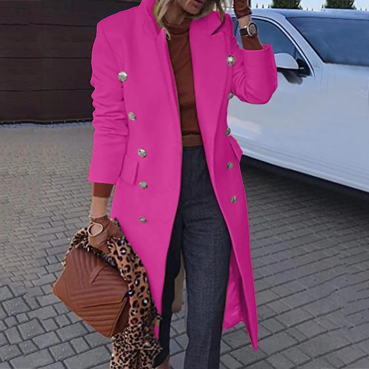 Blazers for Women Fashion Casual 2025 Open Front Solid Color Blazer Jacket Suit Comfy Work Office Clothes