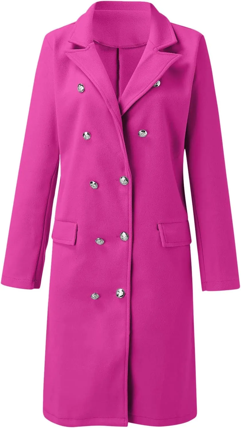 Blazers for Women Fashion Casual 2025 Open Front Solid Color Blazer Jacket Suit Comfy Work Office Clothes