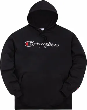 Champion Mens Hoodies Big and Tall - Embroidered Pullover Fleece Sweatshirt