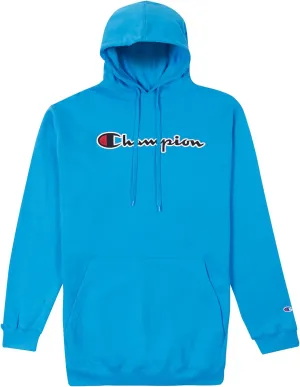 Champion Mens Hoodies Big and Tall - Embroidered Pullover Fleece Sweatshirt
