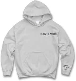 Custom Embroidered Couple Hoodie, Roman Numeral Hoodies, Initial Matching, Gifts For Girlfriend Boyfriend, New Mom