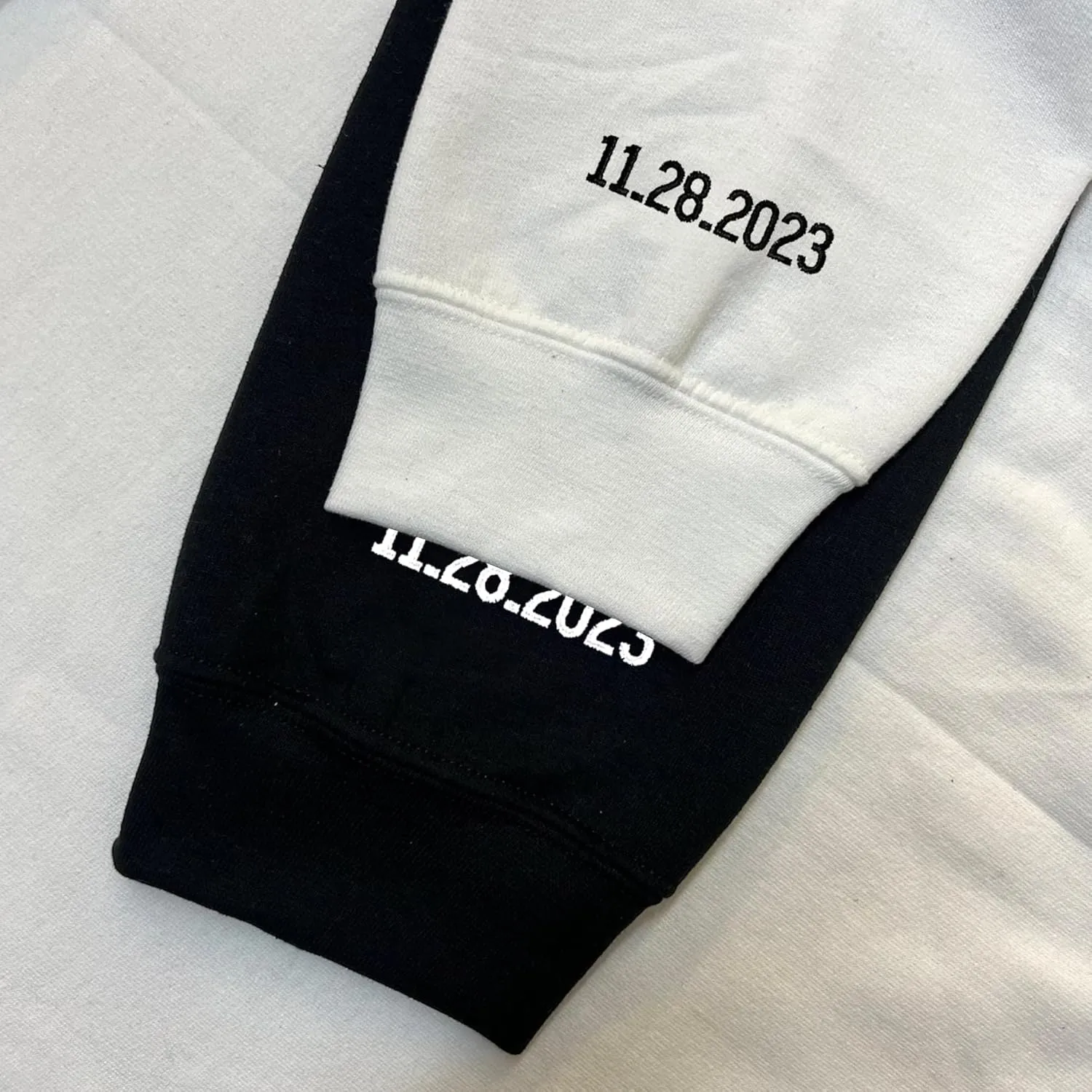 Custom Embroidered Mrs Sweatshirt - Couples Shirts, Wife Shirt, Mrs Hoodies, Gifts for Her, Wife, Bride, Engagement