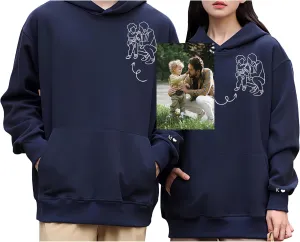 Custom Embroidered Roman Numeral Hoodie,Couples Hoodies Special Day Date Hoodie for Anniversary Valentines Day