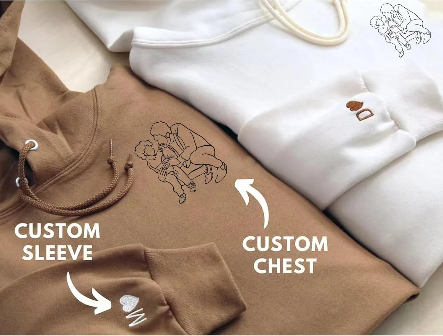 Custom Embroidered Roman Numeral Hoodie,Couples Hoodies Special Day Date Hoodie for Anniversary Valentines Day