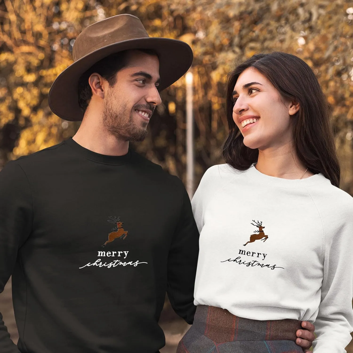 Custom Embroidered Sweatshirt - Christmas Hoodies, Gifts for Women, Men, Family, Holiday