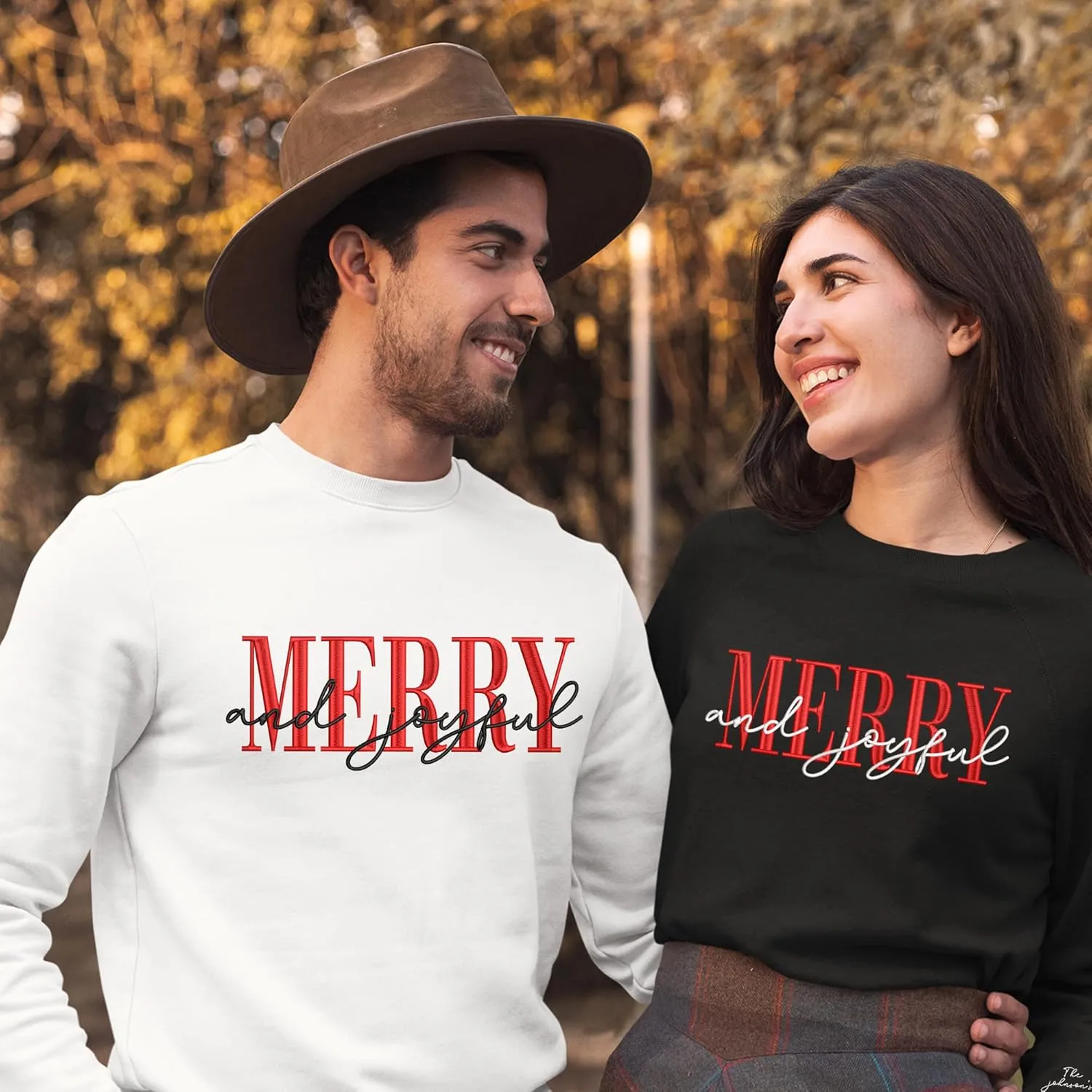 Custom Embroidered Sweatshirt - Christmas Hoodies, Gifts for Women, Men, Family, Holiday