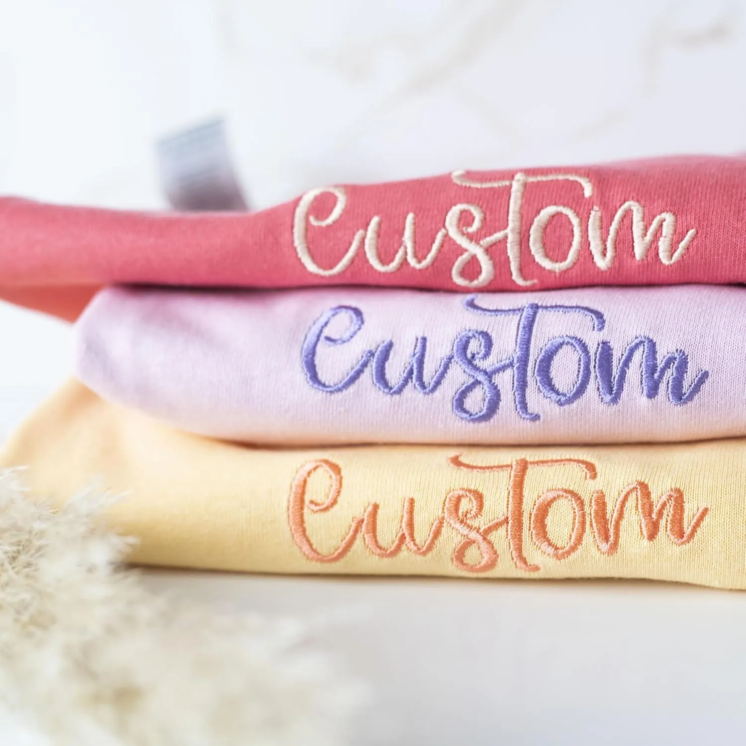 Custom Embroidered Sweatshirt - Matching Couples Hoodies, Gifts for Women, Mother's Day, Father's Day, Chrismas