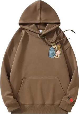 Custom Hoodie Embroidered Hooded Sweatshirt Design Your Own Pullover Hoodies with Photo Text Portrait Shirt
