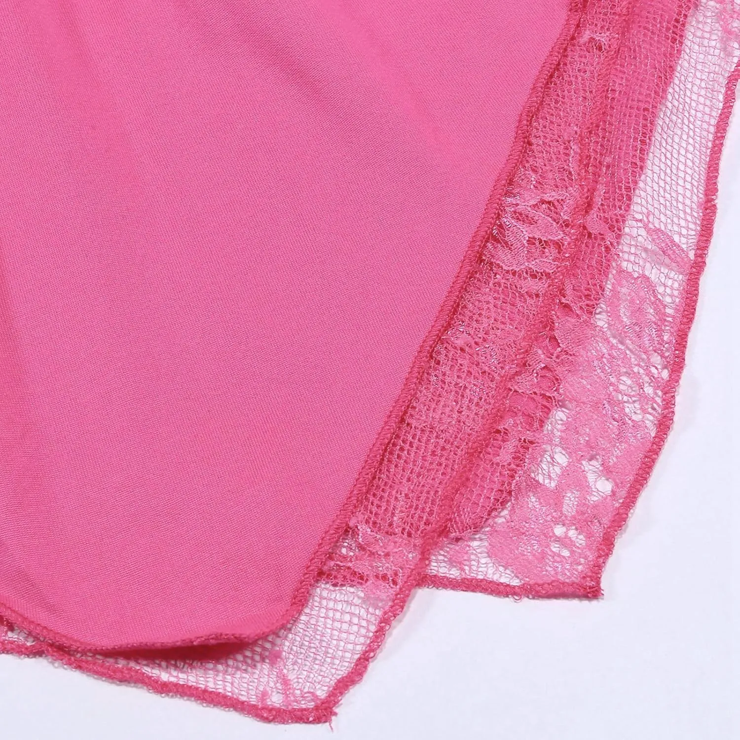 Double Layer Lace Skirts for Women Low Waisted Mini Length Casual Skirt with Asymmetrical Hem and Stretch Fabric
