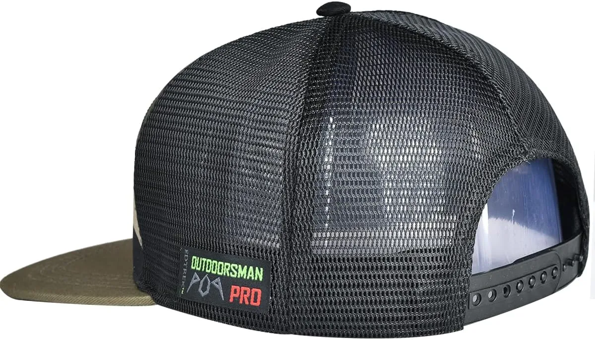 EDTREK Outdoorsman Pro 7-Panel Flat Brim Snapback Hat