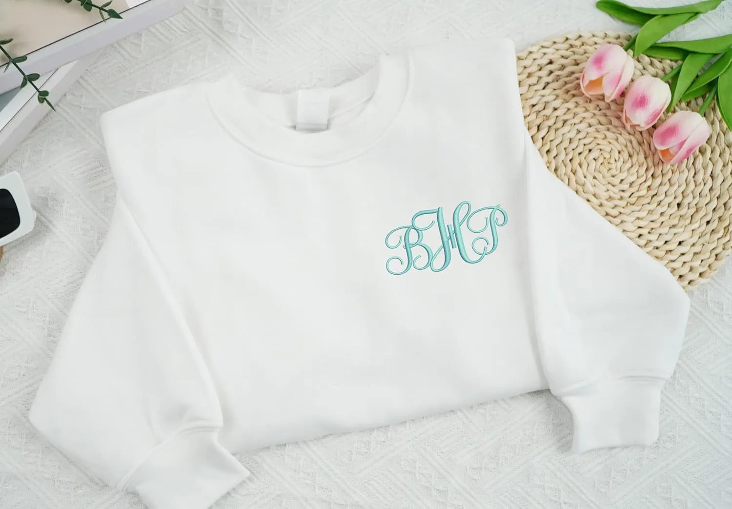 Embroidered Custom Text Shirt, Design On Your Own Sweatshirt, Personalized Embroidered Hoodies, Christmas Sweater