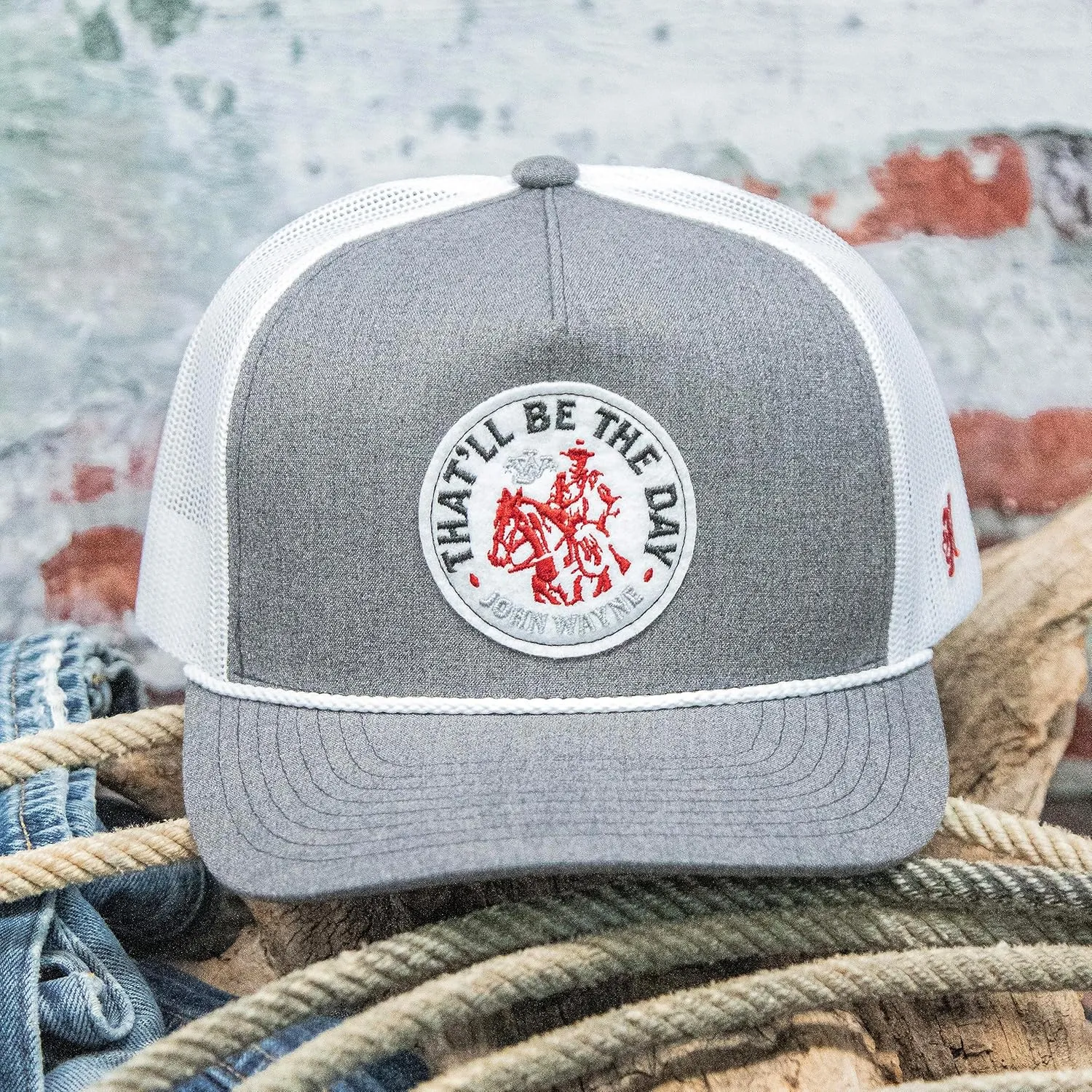 HOOEY John Wayne 5-Panel Adjustable Snapback Trucker Hat