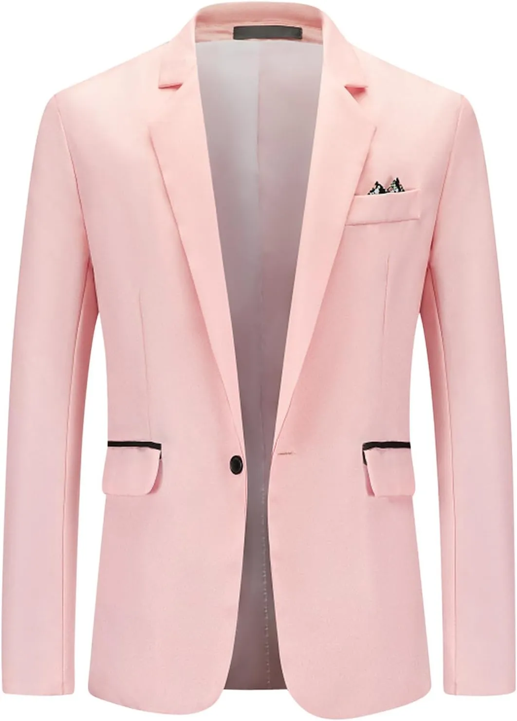 Jackets for Men,Men Casual Blazer Jackets Slim Fit Suits Jacket One Button Business Sports Coat Solid Long Sleeve Shirts