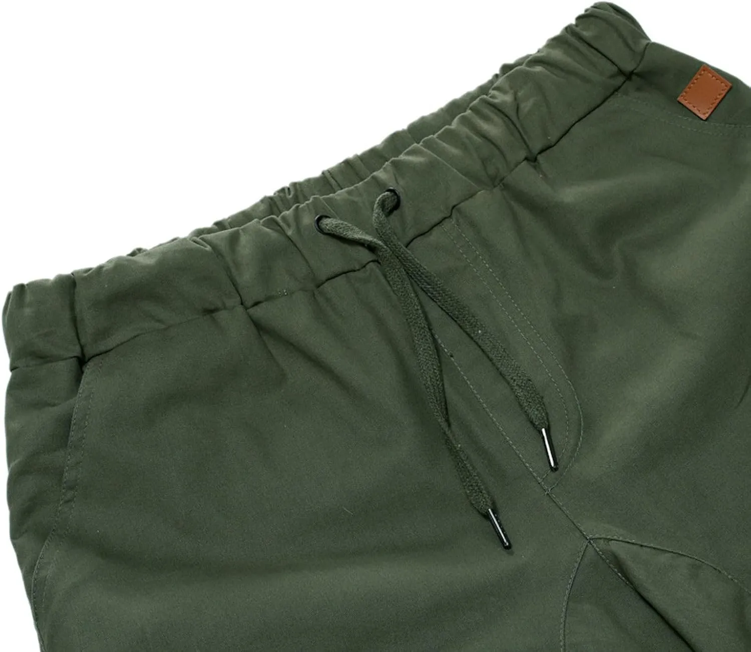 Jinda Men's Lightweight Cargo Shorts Outdoor Shorts Mid Rise Pocket Elastic Cotton Casual Work Utility Shorts