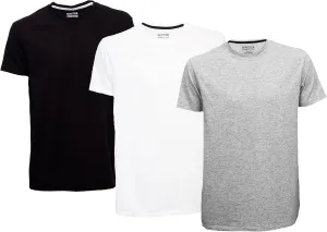 Kenneth Cole REACTION Mens T-Shirt Pack of 3 - UPF 50  Cotton/Spandex Jersey Slim Fit T Shirts for Men 3-Pack
