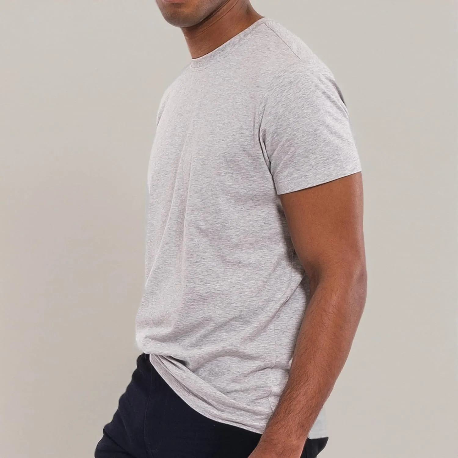 Kenneth Cole REACTION Mens T-Shirt Pack of 3 - UPF 50  Cotton/Spandex Jersey Slim Fit T Shirts for Men 3-Pack