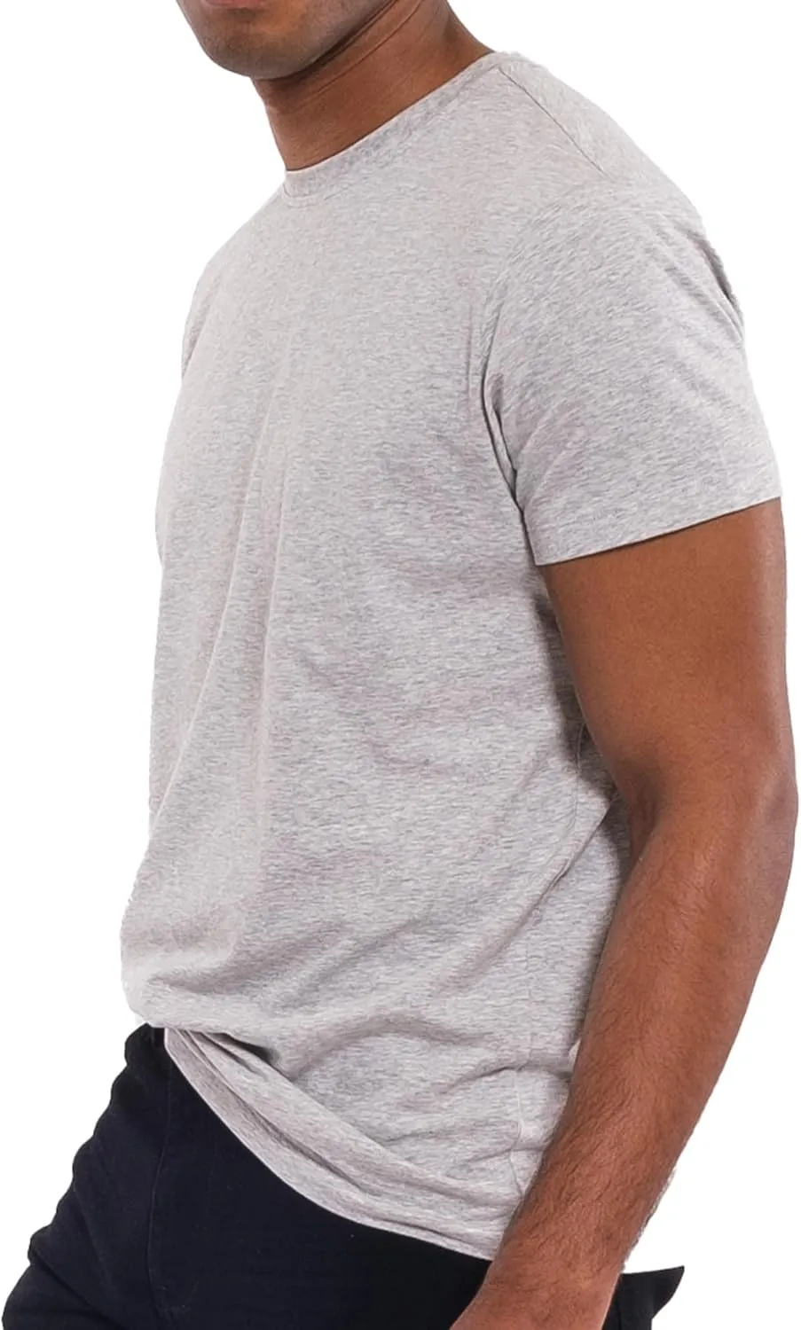 Kenneth Cole REACTION Mens T-Shirt Pack of 3 - UPF 50  Cotton/Spandex Jersey Slim Fit T Shirts for Men 3-Pack