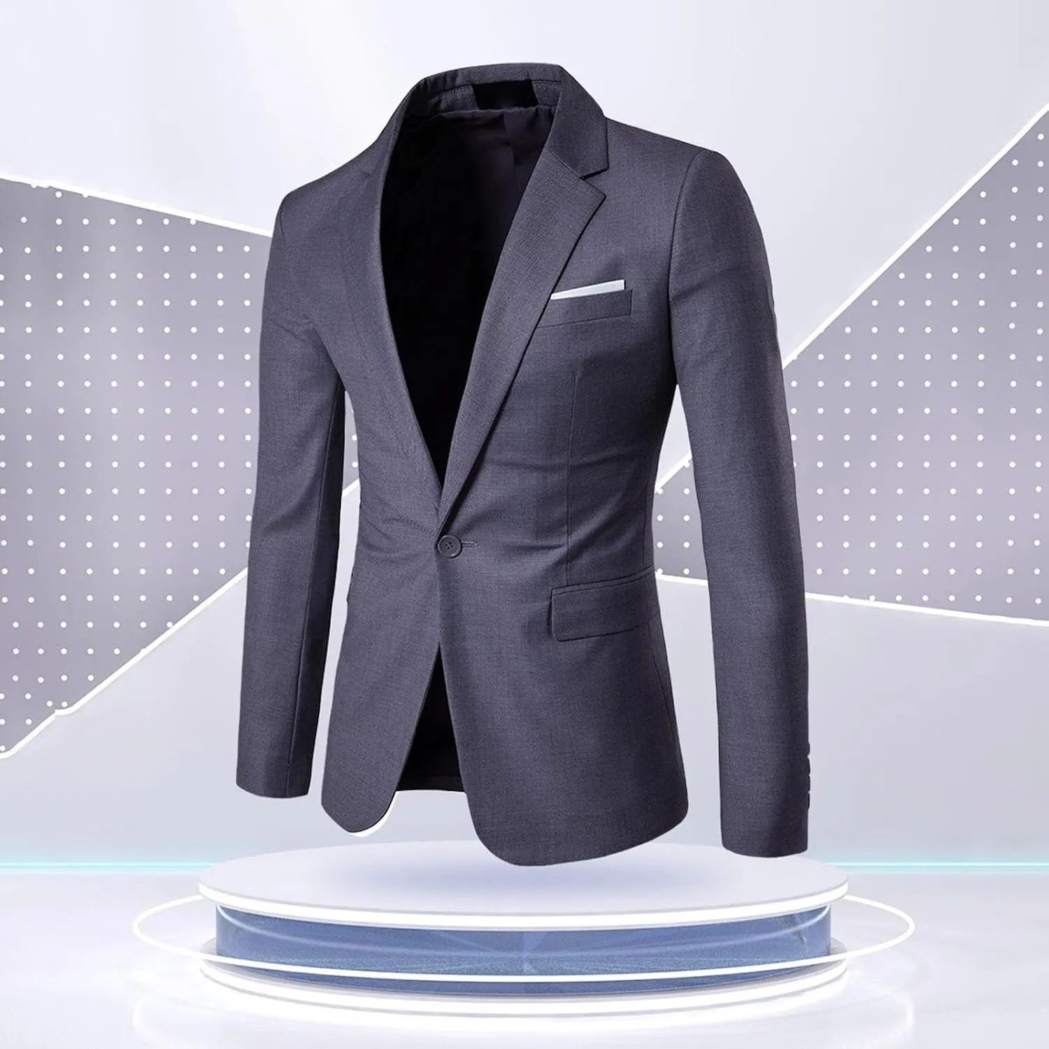 LCMTWX Sport Coat 2024 Slim Fit One Button Suit Coat Jacket Tops Men Fashion Men Blazer Men'S Blazer Sports Jackets For