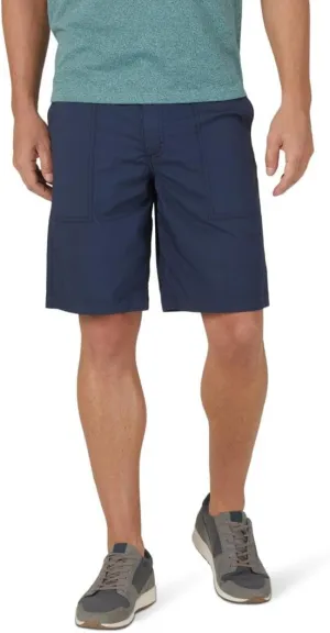Lee Men's Extreme Motion Relaxed Fit Utility Flat Front Short