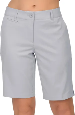 Lesmart Womens Golf Shorts Lightweight Stretch Relaxed Fit Knee Length Ladies Bermuda Shorts