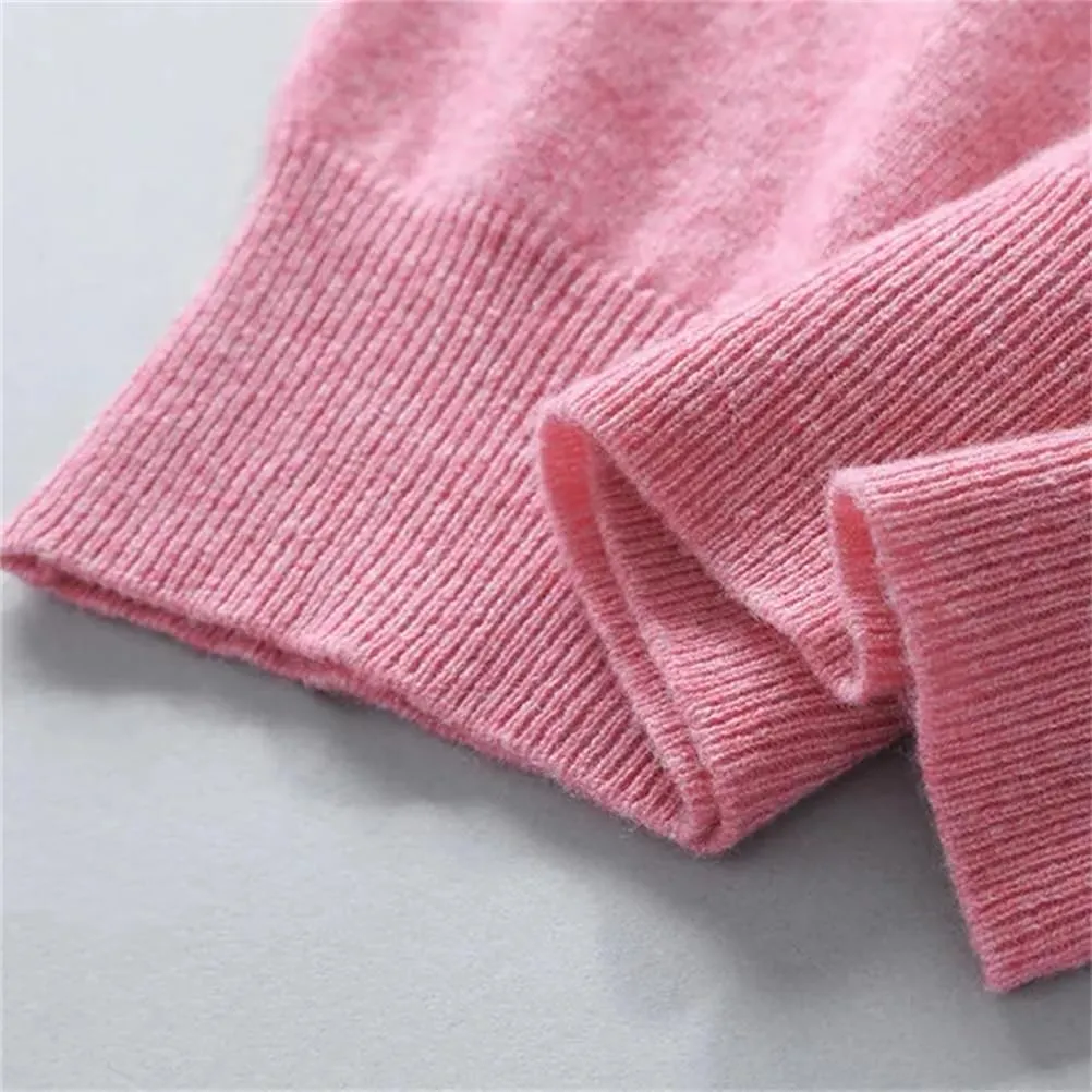 Men Thick Pullover Warm Classic V-Neck Sweater Male V Neck Long Sleeves Pullover Jumper Jersey Men's Slim Fit Sweater