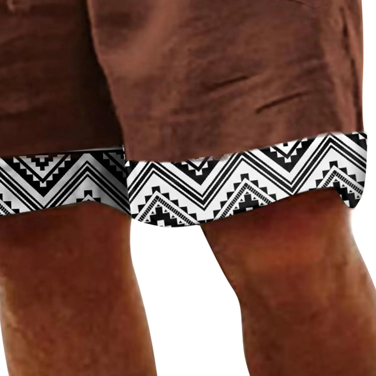Mens 4XL Linen Summer Beach Shorts Tree Printed Beach Trendy Shorts Mens 4XL Linen Summer Beach Shorts Mens Linen