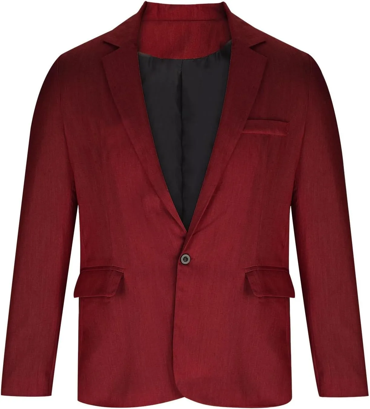 Men's Blazer Slim Fit Sport Coat, Casual Lightweight Basic Suit Jacket, Fall Jacket Two Buttons Business Texudo Jacket
