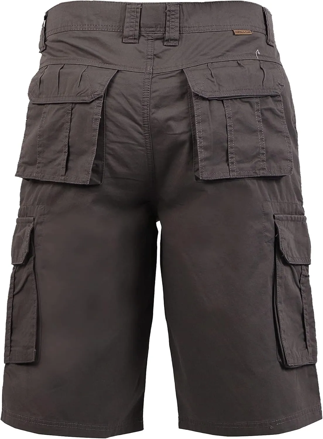 Men's Camo Cargo Relaxed Fit Outdoor Hiking Twill Multi Pockets Shorts