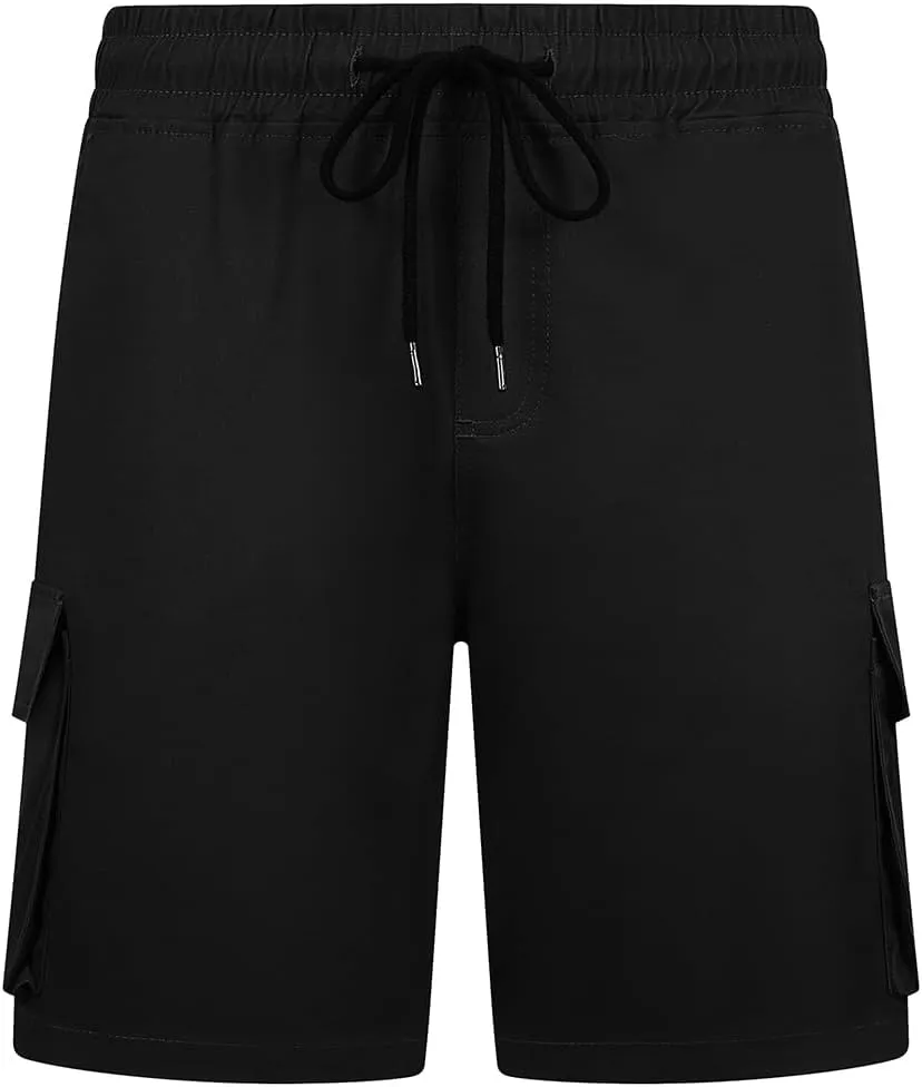 Mens Cargo Shorts Outdoor Hiking Casual Shorts for Men Relaxed Fit Cotton Shorts with Pockets