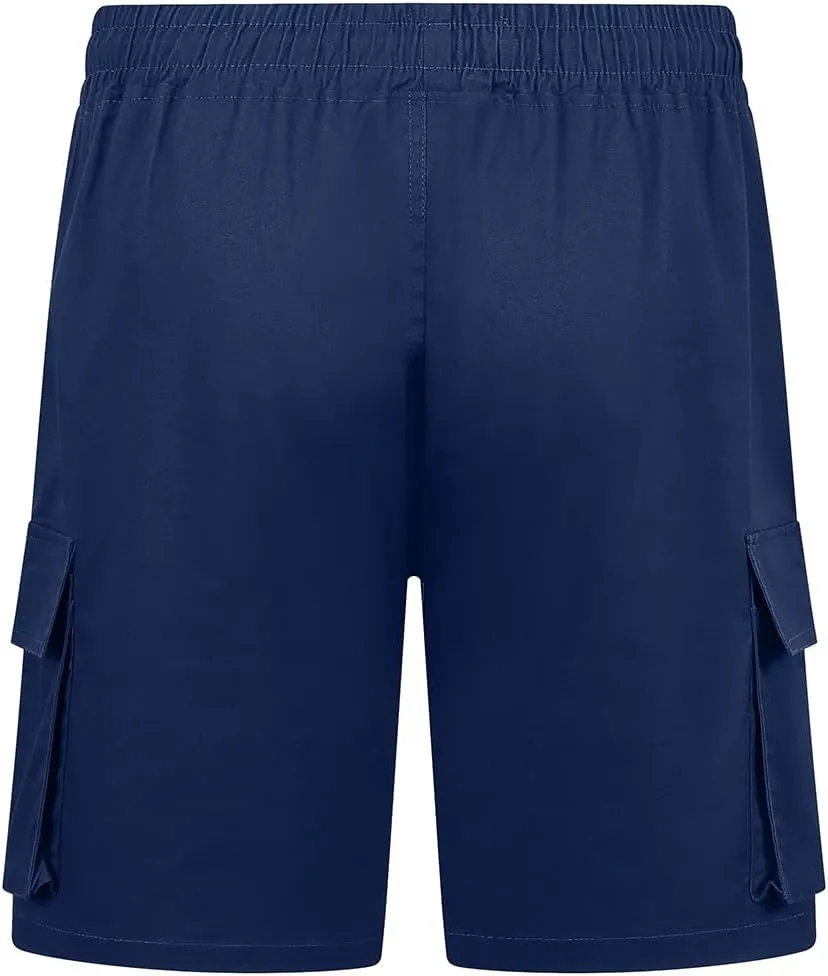 Mens Cargo Shorts Outdoor Hiking Casual Shorts for Men Relaxed Fit Cotton Shorts with Pockets
