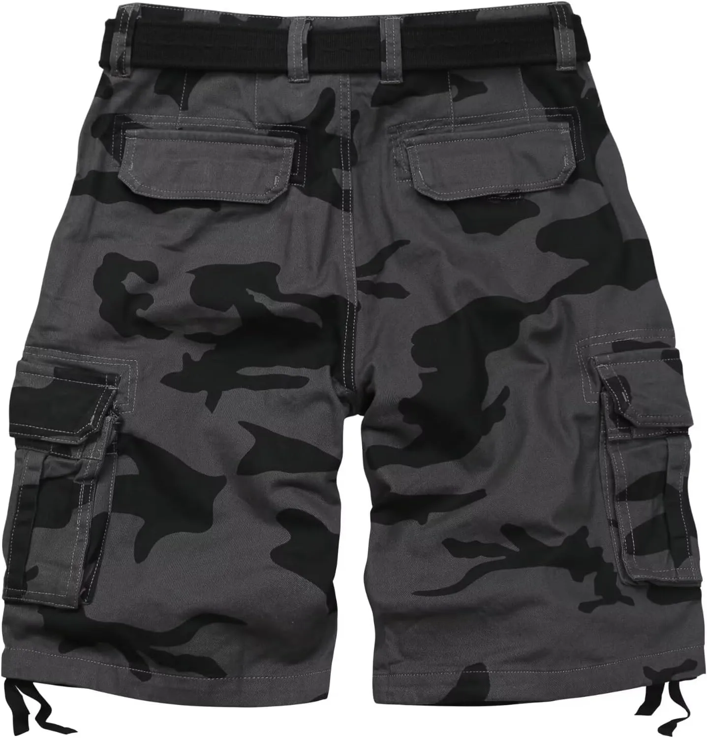 Mens Cargo Shorts Relaxed Fit Camo Casual Shorts Multi-Pocket Work Shorts with Pockets 11" Inseam