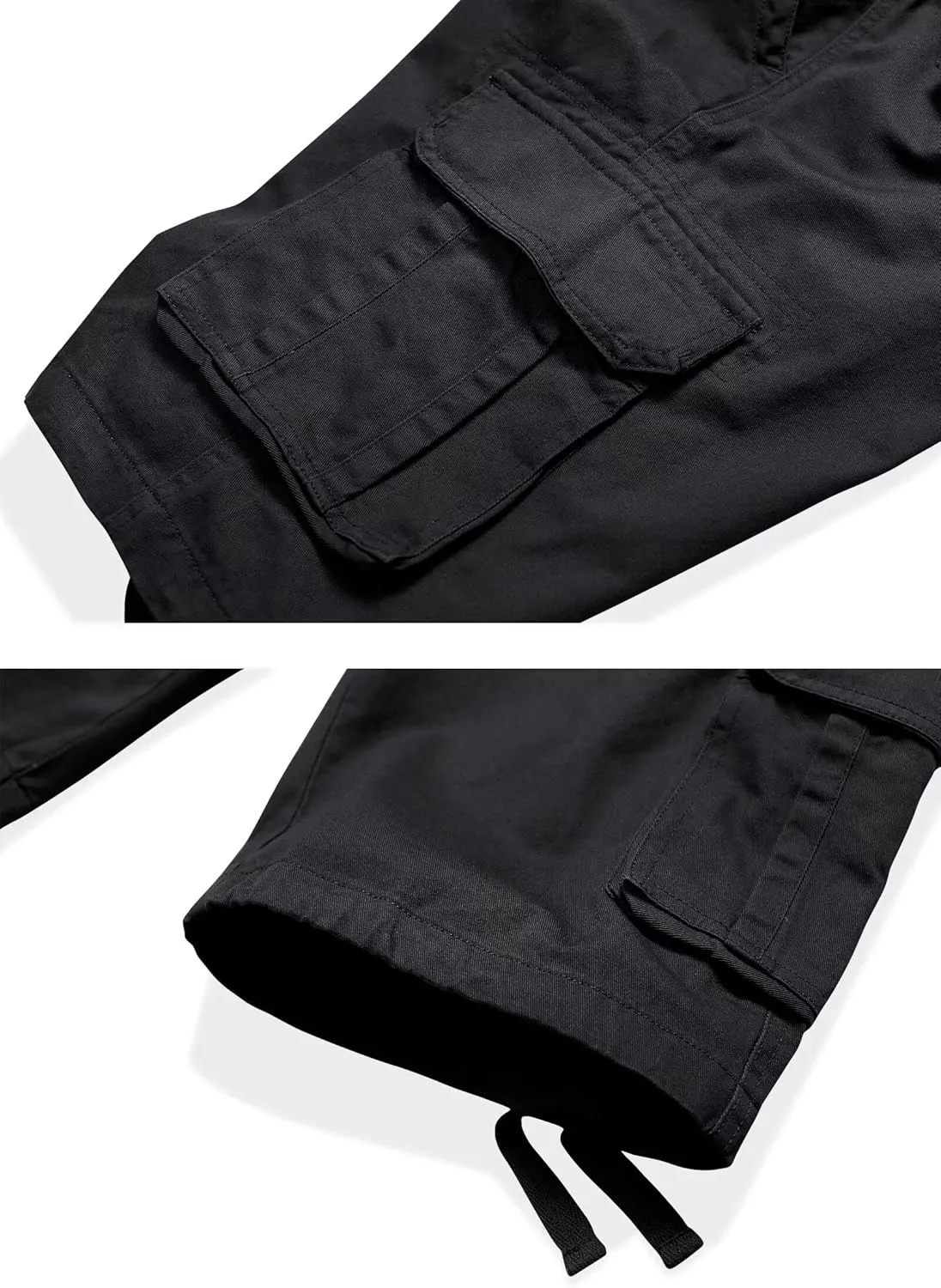 Mens Cargo Shorts Relaxed Fit Camo Casual Shorts Multi-Pocket Work Shorts with Pockets 11" Inseam