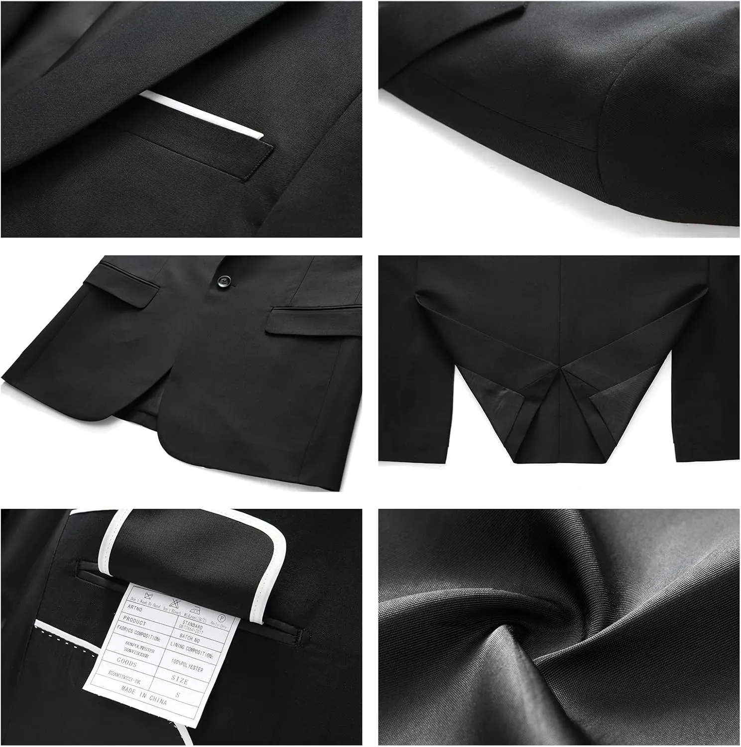 Men's Casual Slim Fit Suit Blazer Jacket One Button Lightweight Sport Coats Formal Dress Daily Business Suit Jacket