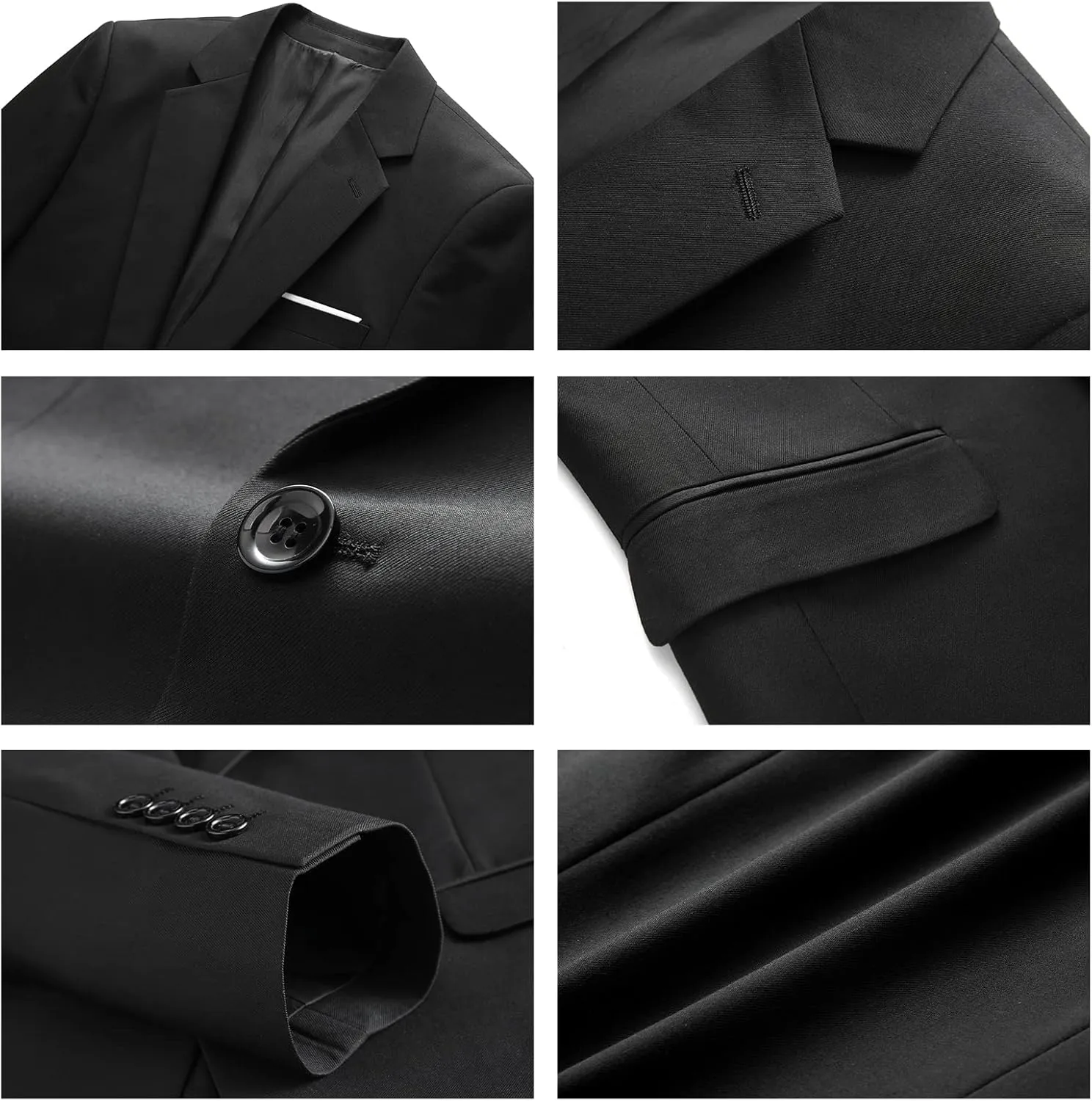 Men's Casual Slim Fit Suit Blazer Jacket One Button Lightweight Sport Coats Formal Dress Daily Business Suit Jacket