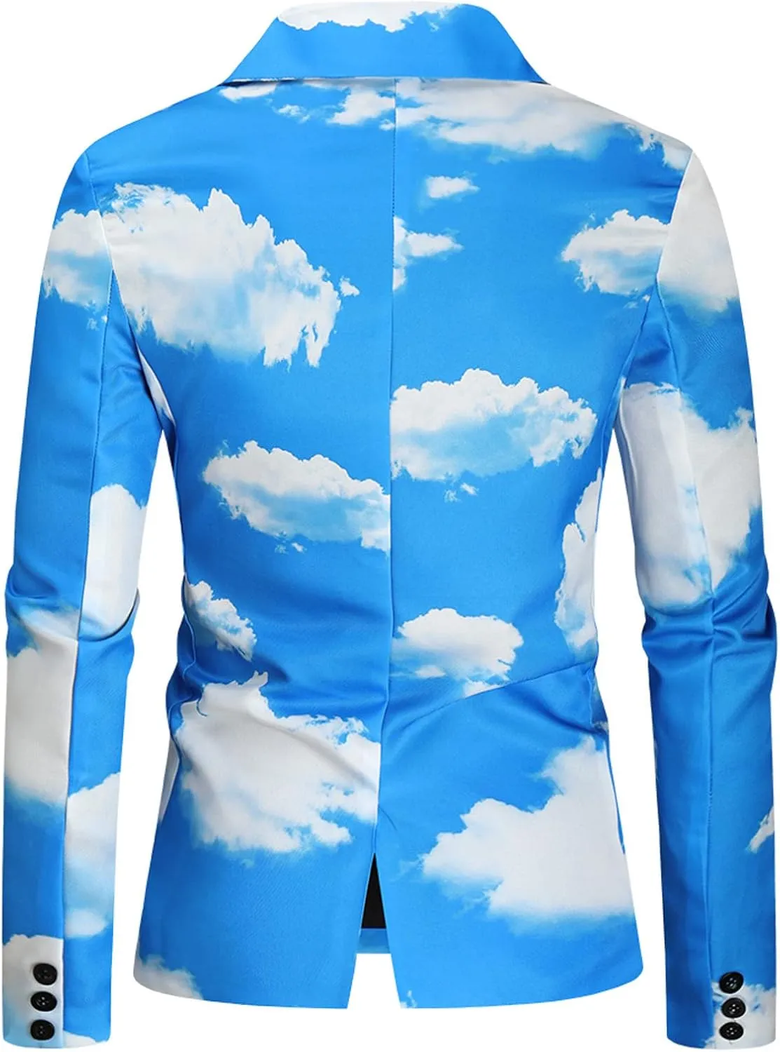 Mens Casual Suit Blazer Jackets Stand Collar Business Sport Coats Lightweight Fashion One Button Suit Jacket Big Tall