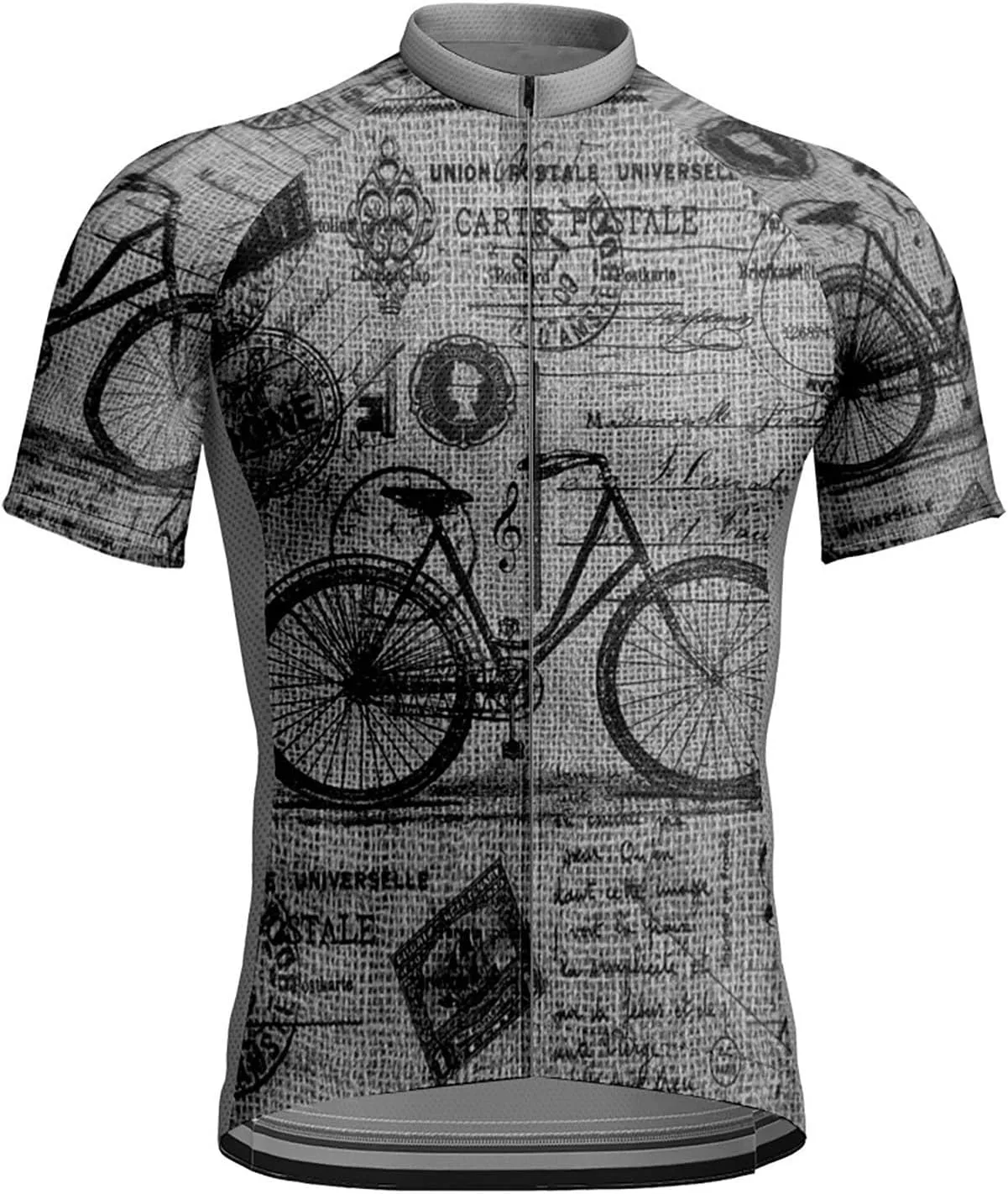 Men's Cycling Jerseys Tops Biking Shirts Short Sleeve Bike Clothing Full Zipper Bicycle Jacket with Pockets