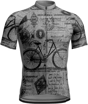 Men's Cycling Jerseys Tops Biking Shirts Short Sleeve Bike Clothing Full Zipper Bicycle Jacket with Pockets