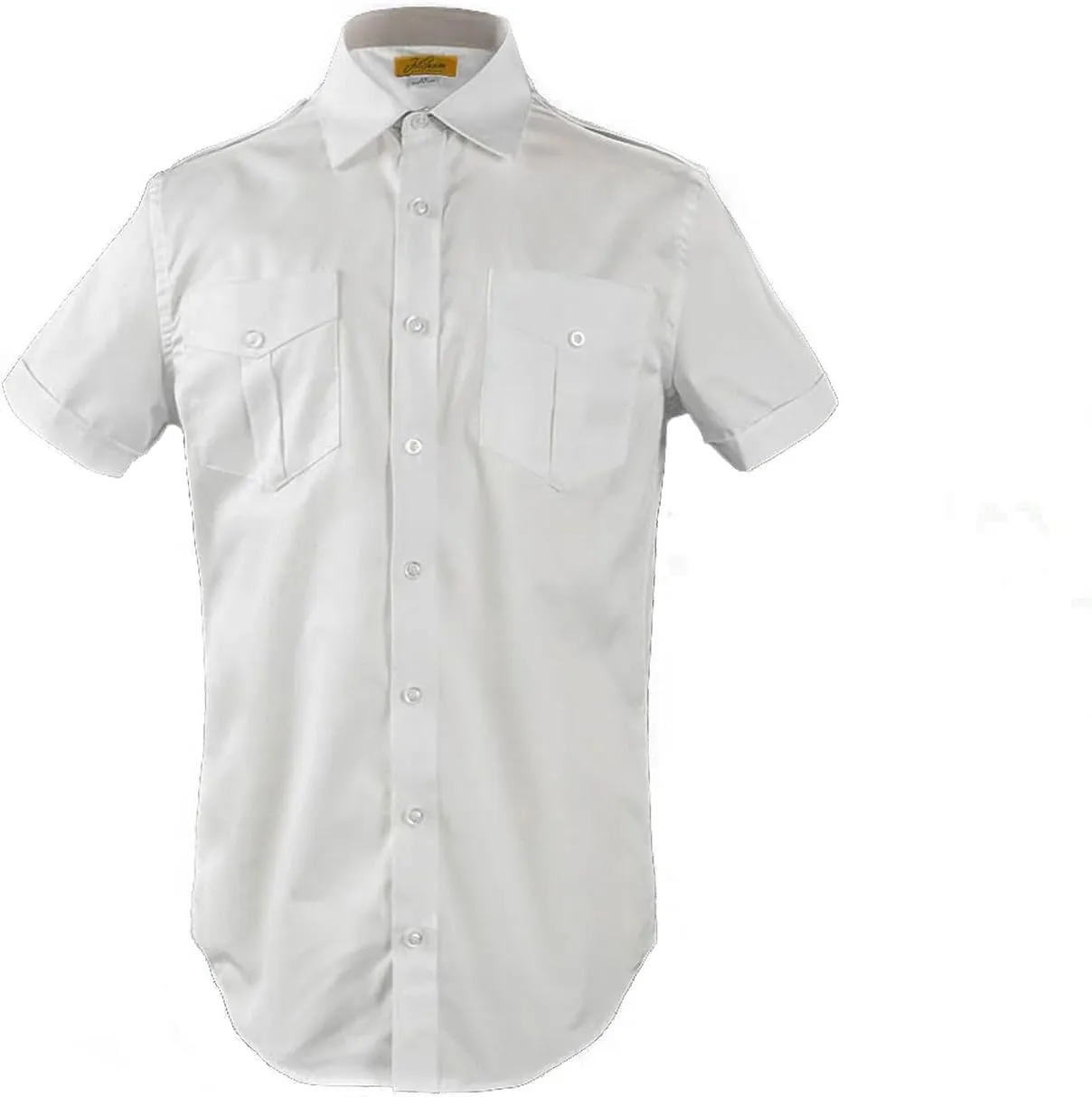 Men's Gold Label Slim Cut Short Sleeve Pilot Shirt