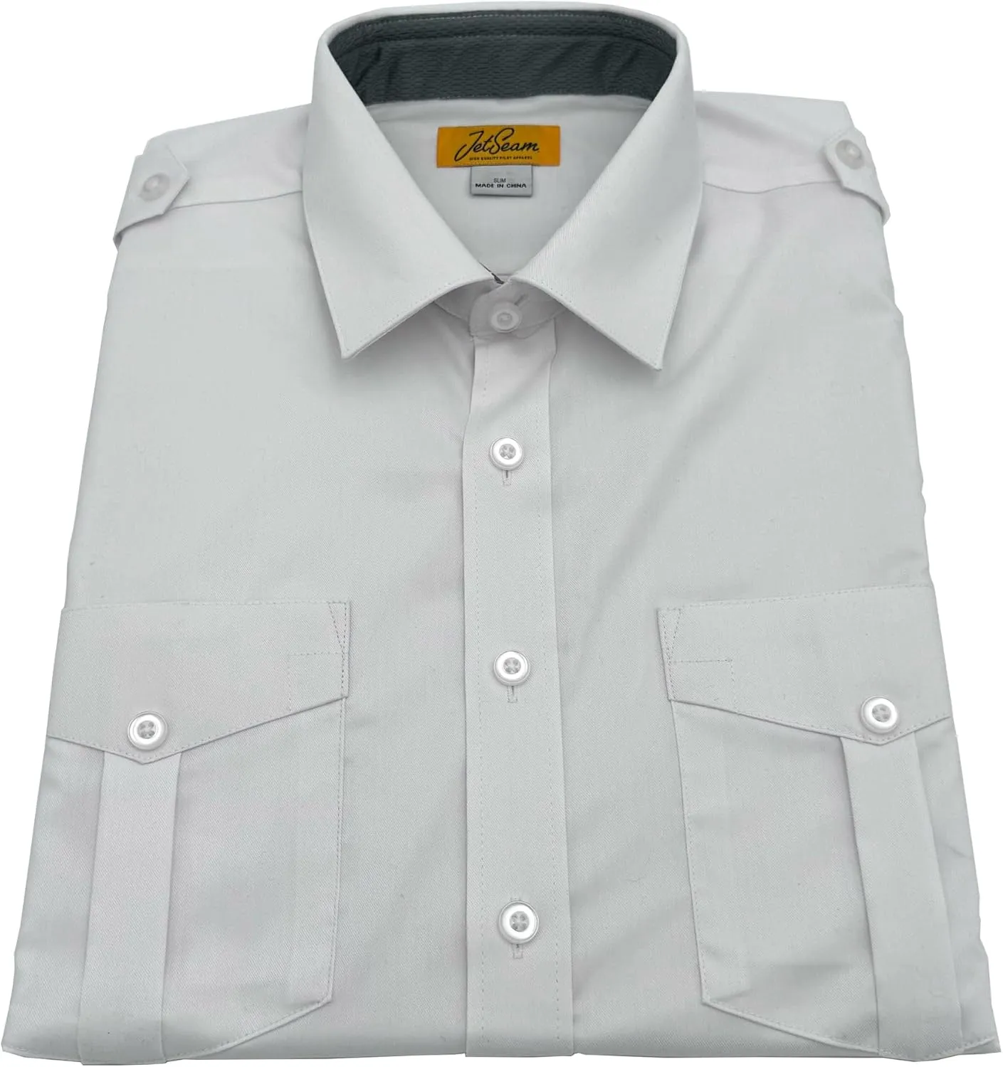 Men's Gold Label Slim Cut Short Sleeve Pilot Shirt
