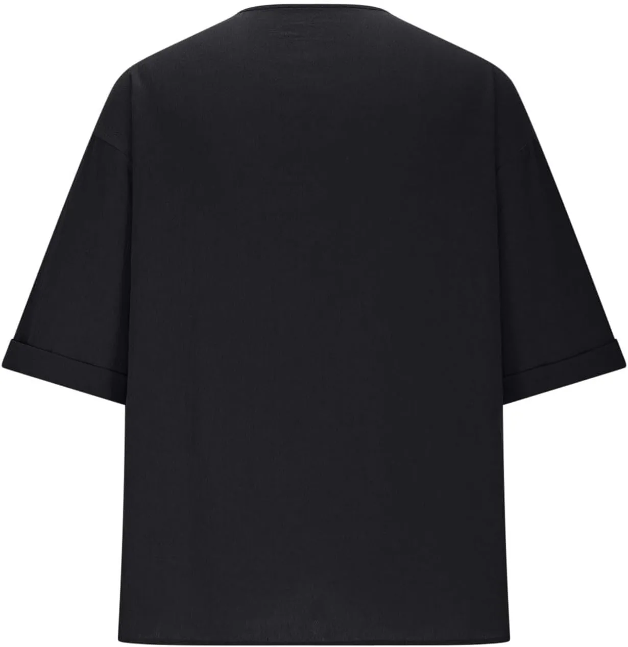 Mens Linen Shirt, Summer Lightweight Short Sleeve V-Neck Beach Yoga Top Casual Baggy Hippie Henley T Shirts Blouse