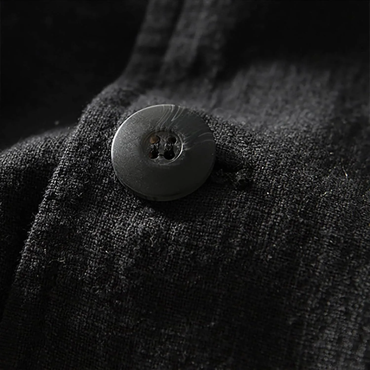 Mens Loose Fit Linen Cotton Casual Blazers Lightweight Button Down Sport Coats Lapel Collar Summer Suit Blazer Jacket