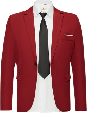 Mens Luxury Tuxedo Jackets, Shawl Lapel Down Business Suit Jacket, Slim Fit Dress Blazer Coat for Dinner, Prom, Wedding