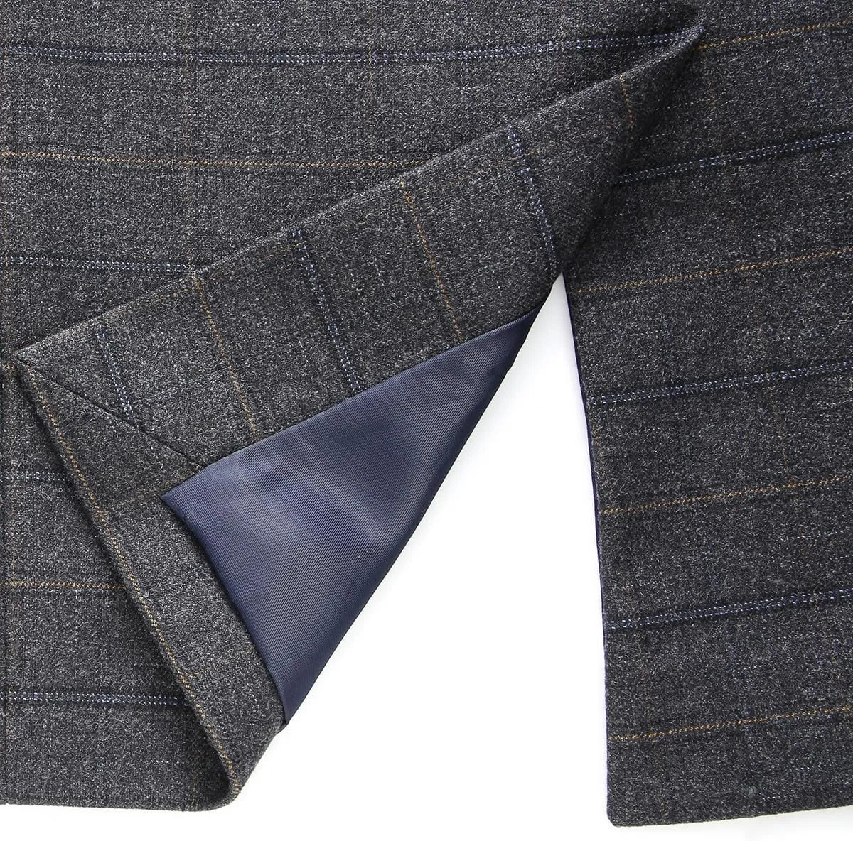 Mens Plaid Blazer Sports Coat Casual Slim Fit Checkered Blazer for Men Wedding
