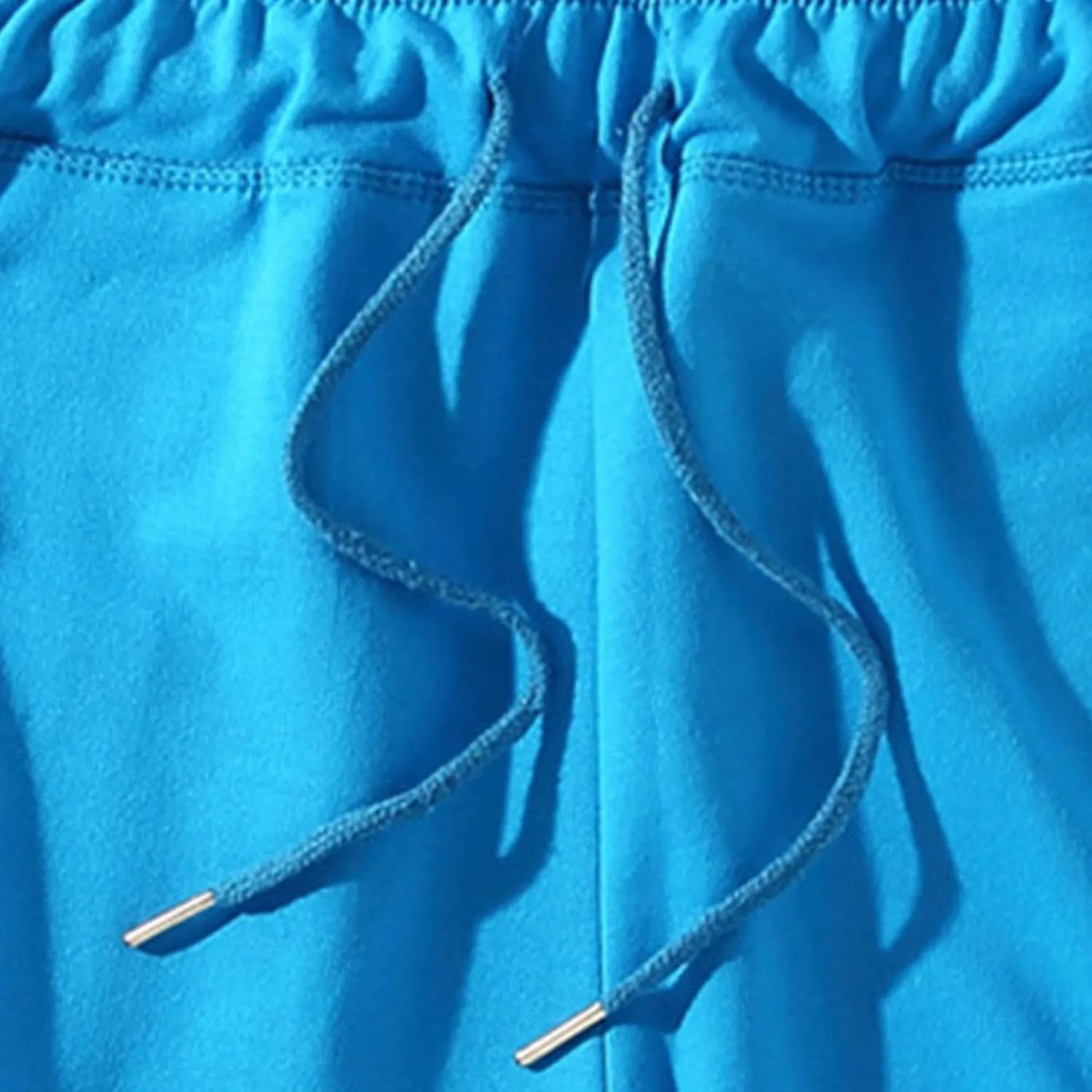 Men's Retro Knitted Summer Fitness Cotton Shorts Casual Drawstring Elastic Jogger Gym Shorts Workout Lounge Shorts